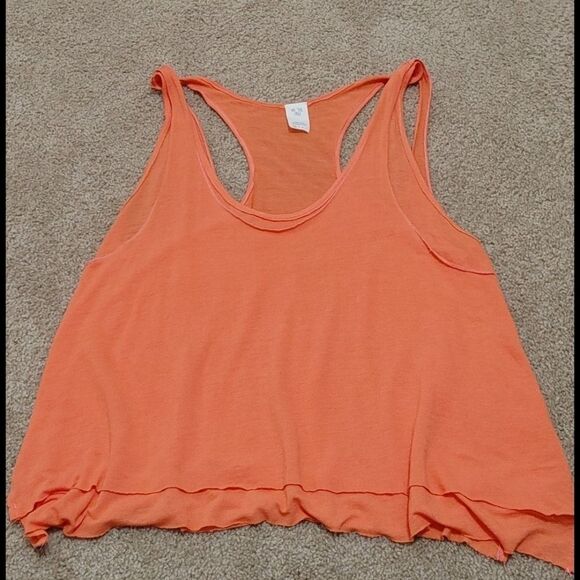We the Free Karmen Coral Orange Tank Top Size XS - Picture 2 of 6